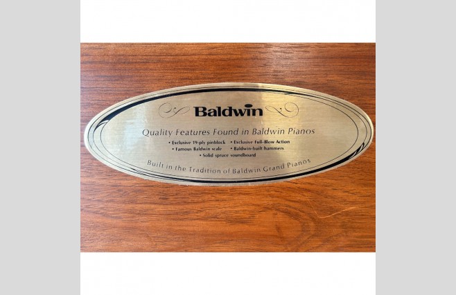 Baldwin Satin Mahogany Console Upright Piano, Used - All Inclusive Premium Package (SN:11103) - Image 15